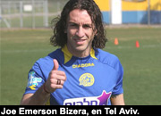 Joe Emerson Bizera, en Tel Aviv.