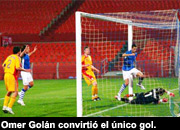 Omer Golán convirtió el único gol.