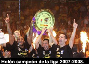 Holón campeón de la liga 2007-2008.